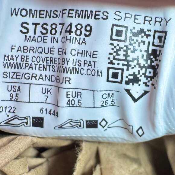 Womens 9.5 Sperry Crest Vibe Navy/Coral Floral Tropical Platform Slip On Sneaker - Picture 6 of 8